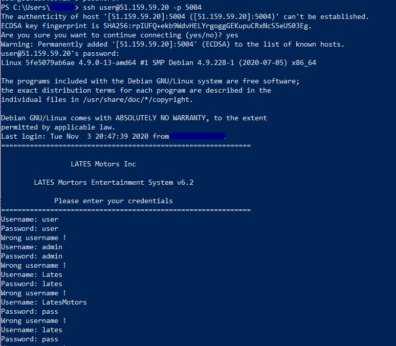 Alone Muks SSH