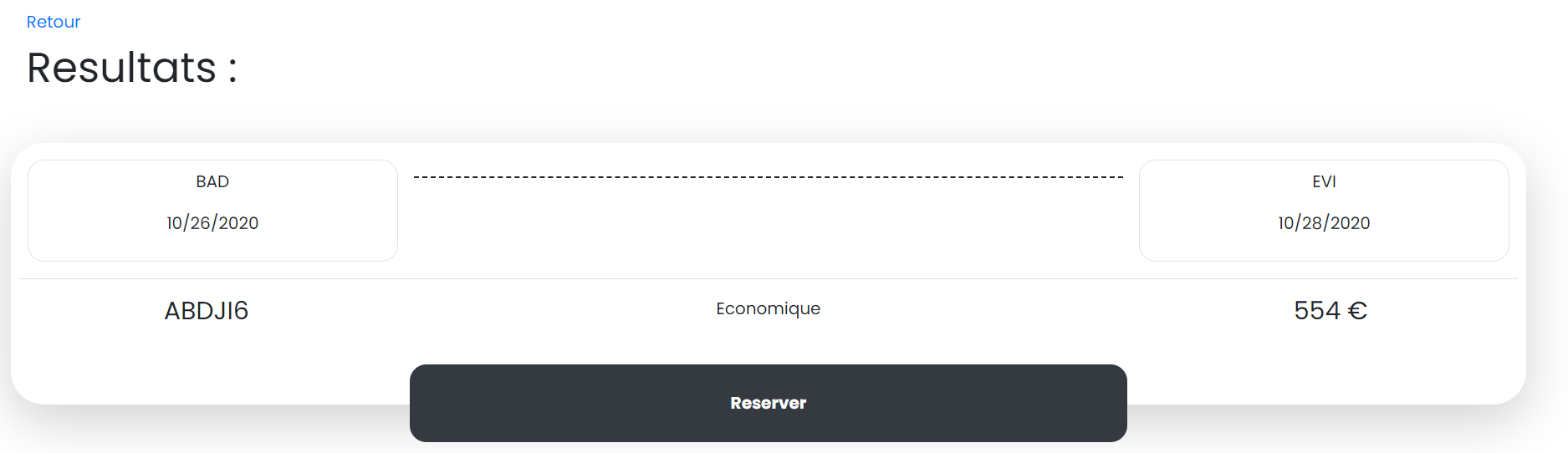 EvilAir booking