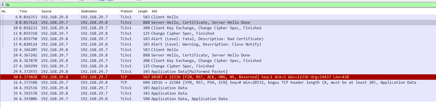 Wireshark Packets